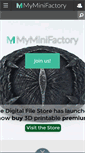 Mobile Screenshot of myminifactory.com